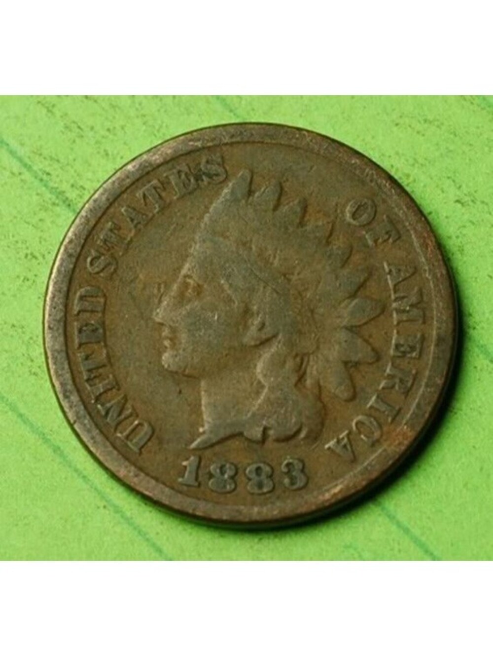 X248 1883 Indian Head Cent Penny 1c - Check Out Our eBay Store - old coin money